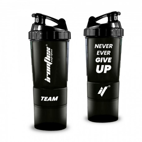 IronFlex Spider Shaker Never Ever Give Up - 500ml black