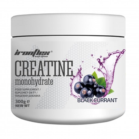 IronFlex Creatine Monohydrate - 300g blackcurrant