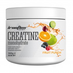 IronFlex Kreatyna Monohydrat - 300g poncz owocowy