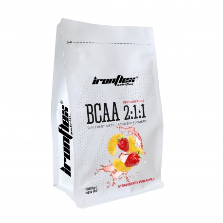 IronFlex BCAA Performance 2-1-1 - 1000g strawberry pineapple