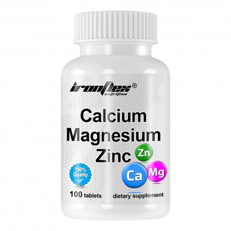 IronFlex Calcium Magnezium Zinc - 100 tabs