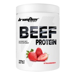 IronFlex Beef Protein - 500g strawberry