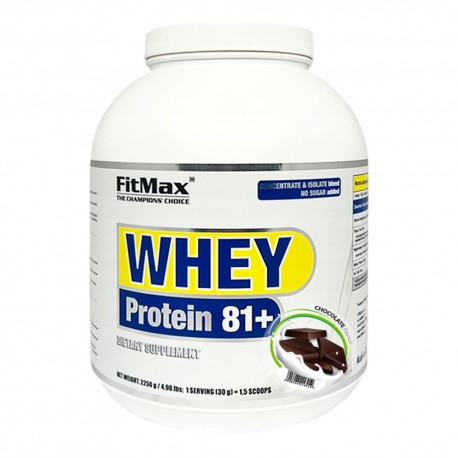 Fitmax Whey Protein 81+ - 2000g chocolate