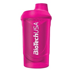 BioTech Shaker Wave - 600 ml pink