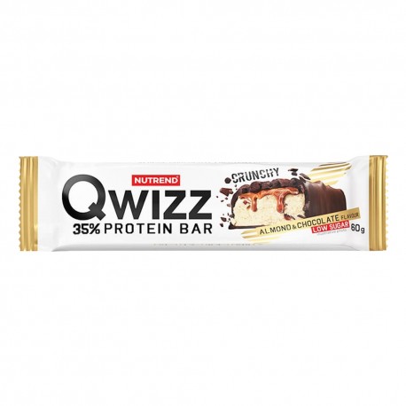 Nutrend Qwizz 35% Protein Bar - 60g almond chocolate