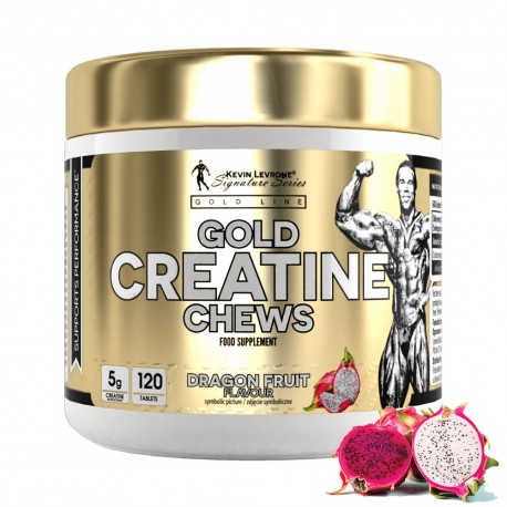 Kevin Levrone Creatine Gold Chews - 120 tabs dragon fruit