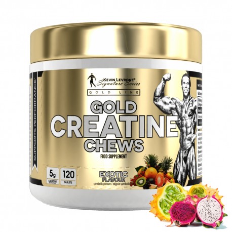 Kevin Levrone Creatine Gold Chews - 120 tabs exotic