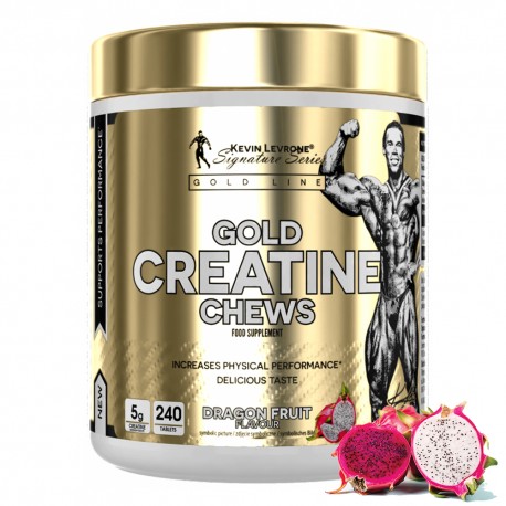 Kevin Levrone Creatine Gold Chews - 240 tabs dragon fruit