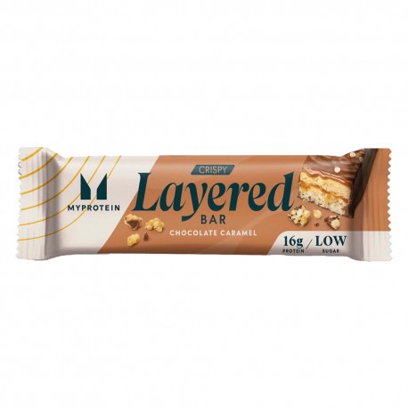 MyProtein Crispy Layered Bar - 58g Chocolate Caramel