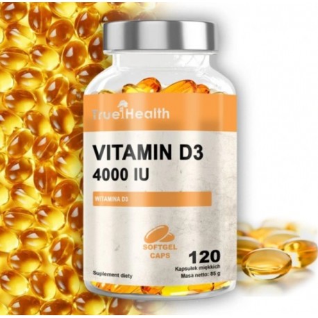 True Health Vitamin D3 4000IU - 100 softgel