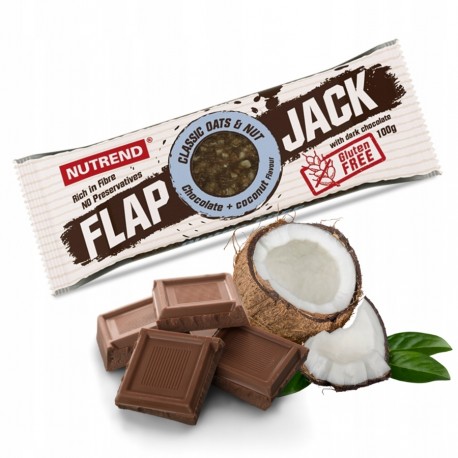 Nutrend Flap Jack - 100g chocolate coconut