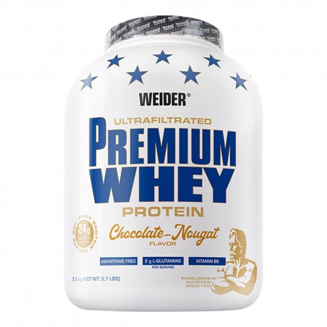 Weider Premium Whey - 2300g chocolate nougat