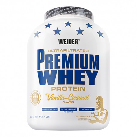 Weider Premium Whey - 2300g vanilla caramel
