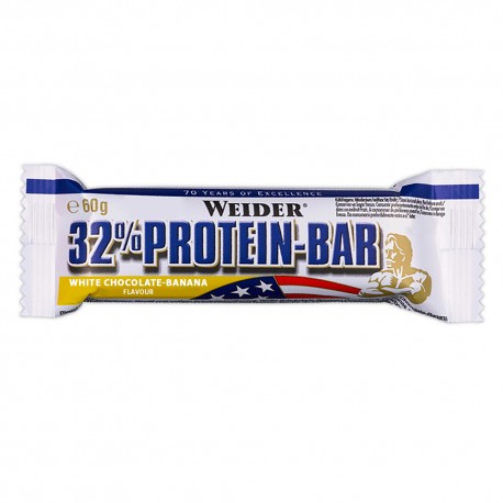 Weider Protein Bar 32% - 60g banana white chcocolate