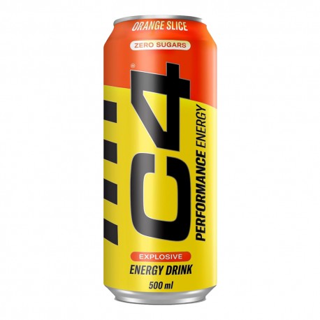 Cellucor C4 Energy Drink - 500ml orange slice