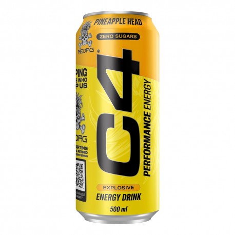Cellucor C4 Energy Drink - 500ml pineapple head