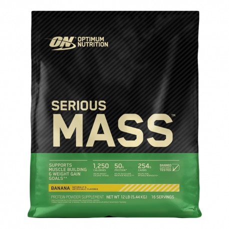 Optimum Nutrition Serious Mass - 5,45kg banana