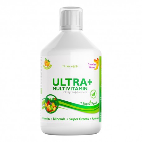 Swedish Nutra Ultra + Multivitamina - 500ml natural orange