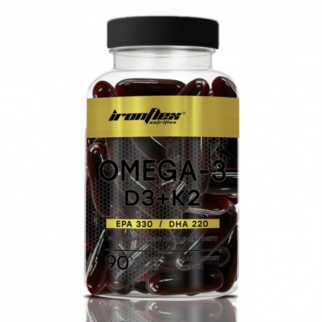 IronFlex Omega 3 D3 + K2 - 90 caps.