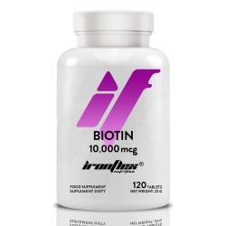 IronFlex Biotin 10000 mcg - 120 tabs.
