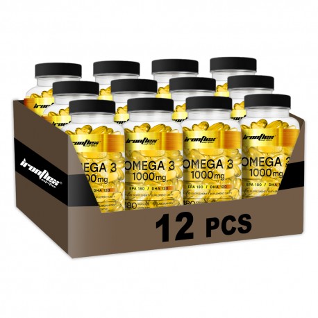 IronFlex Omega 3 1000mg - 180 caps. (Package  x12)
