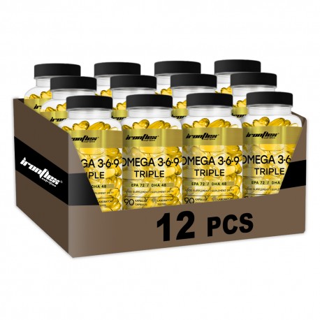 IronFlex Omega 3-6-9 - 90 kaps. (Pakiet x12)