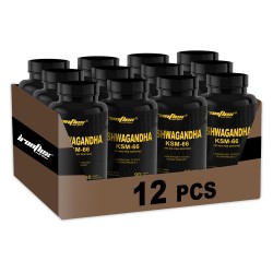 IronFlex Ashwagandha KSM-66 - 90 kaps. (Pakiet x12)