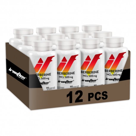 IronFlex Berberine HCL - 90 caps. (Package x12)