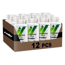 IronFlex L-Teanina 200mg - 90 kaps. (Pakiet x12)