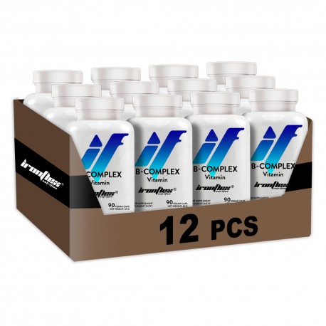 IronFlex Vitamin B Complex - 90 caps. (Package x12)