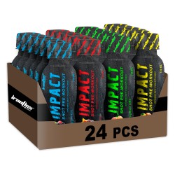 IronFlex Impact Przedtreningówka - 120 ml (Pakiet x24 Mix)