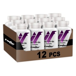 IronFlex MG+Zn+B6 - 120 caps. vegan (Package x12)