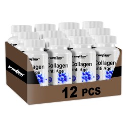 IronFlex Kolagen Anti Age - 90 tabs. (Pakiet x12)