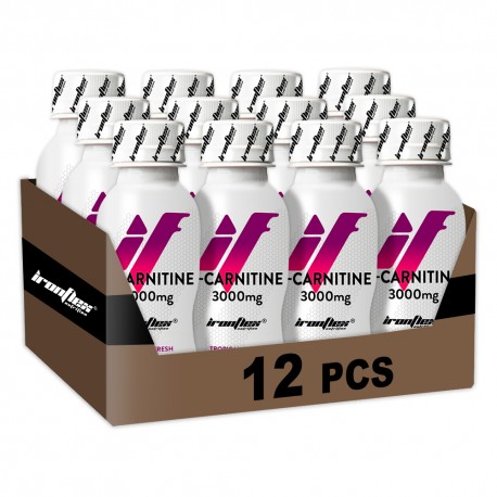 IronFlex L-carnitine Shot - 100ml multifruit  ( Pakiet 11 + 1 Gratis )