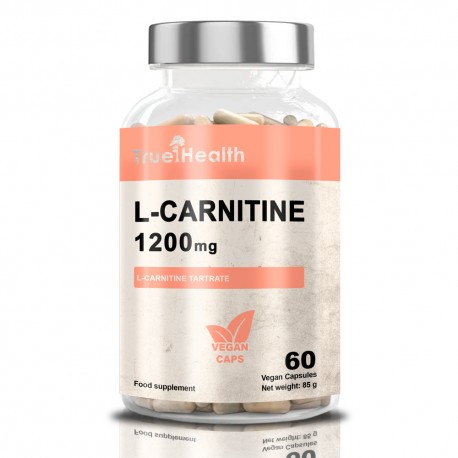 True Health L-Carnitine 1200mg - 60 caps. vegan