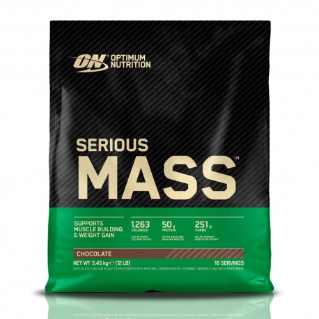 Optimum Nutrition Serious Mass - 5,45kg czekolada