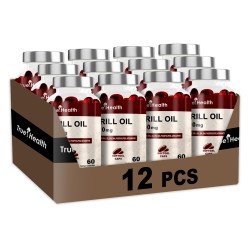True Health Krill Oil 500 mg - 60 kaps. softgels (Package x12)