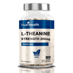True Health L-Theanine 200mg - 90 caps. vegan