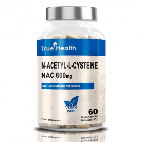 True Health NAC 600mg - 60 caps. vegan