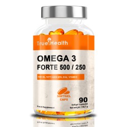 True Health Omega 3 Forte 500/250 - 90 caps. softgels