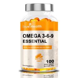 True Health Omega 3-6-9 - 100 caps. softgels