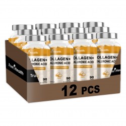 True Health Collagen+Hyaluronic ACID - 90 caps. (Package x12)