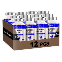 True Health Vitamin B Complex - 90 caps. vegan (Package x12)