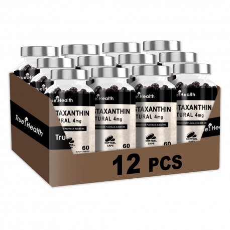 True Health Astaxanthin 4mg - 60 caps. softgel (Package x12)