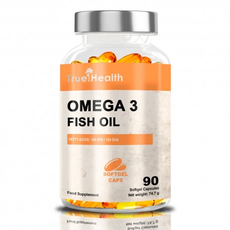 True Health Omega 3 1000mg - 90 caps. softgel