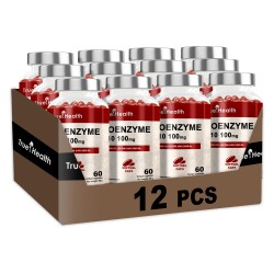 True Health Coenzyme Q10 100mg - 60 caps. softgel (Package x12)