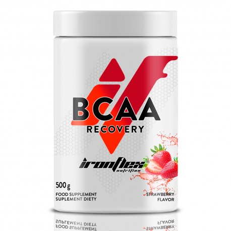 IronFlex BCAA Recovery - 500g  strawberry