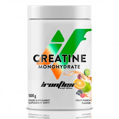 IronFlex Creatine Monohydrate - 500g fruit punch