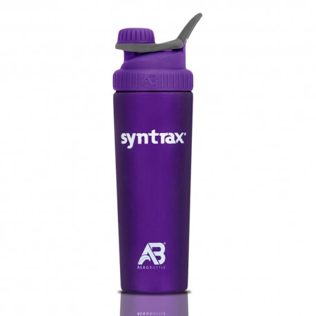Syntrax Steel Shaker AeroBottle - 946ml purple