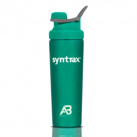 Syntrax Steel Shaker AeroBottle - 946ml teal